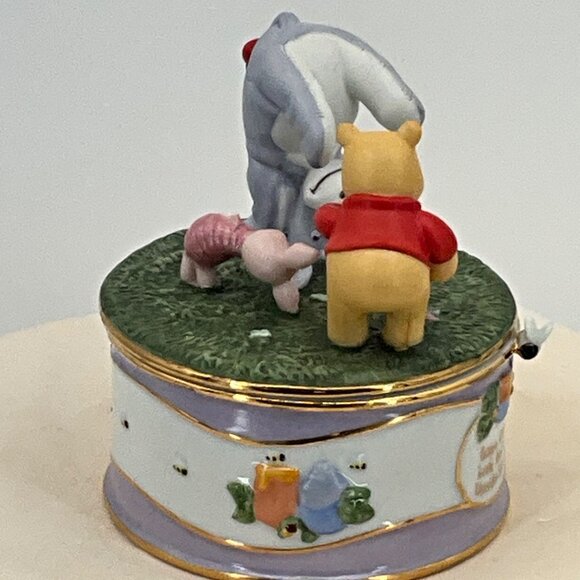 Disney Winnie The Pooh Some Days Look Better Upside Down Porcelain - Picture 4 of 9